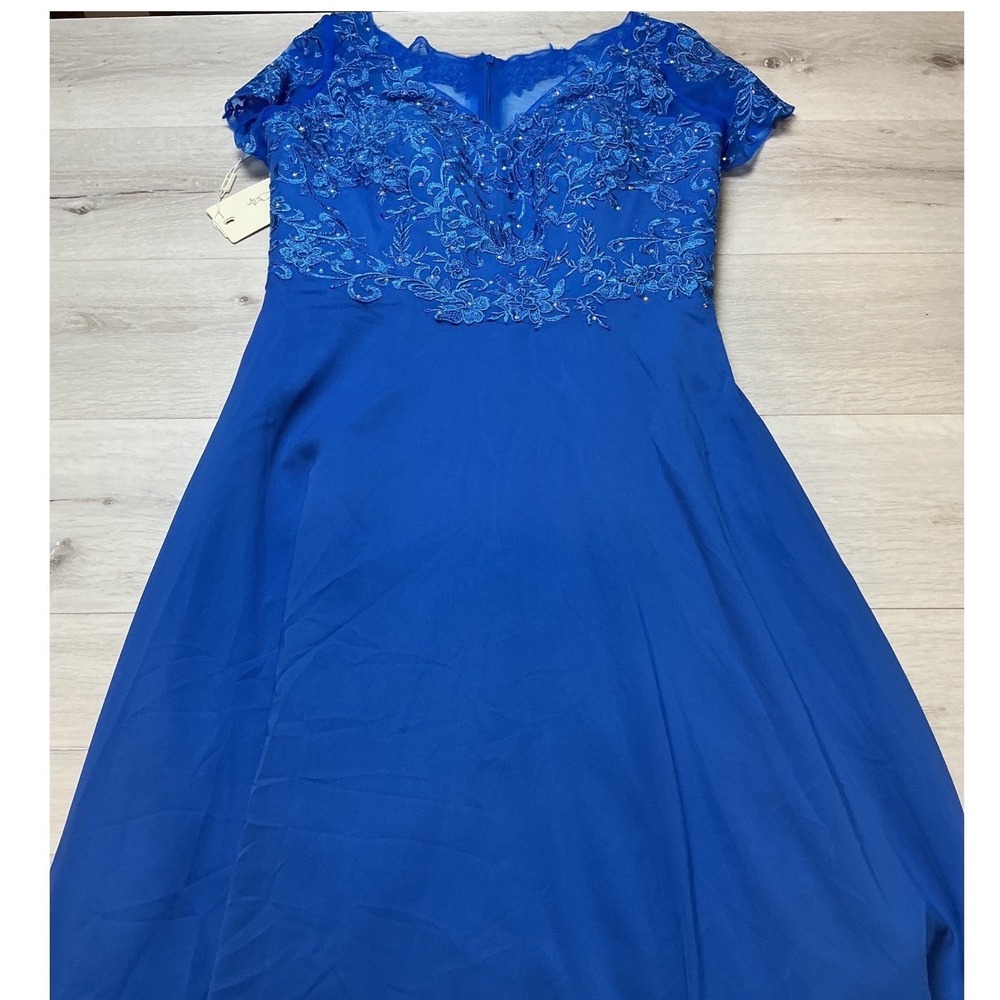 Gown Gallery Evening Gown Women Size 12 Royal Blue New With Tags